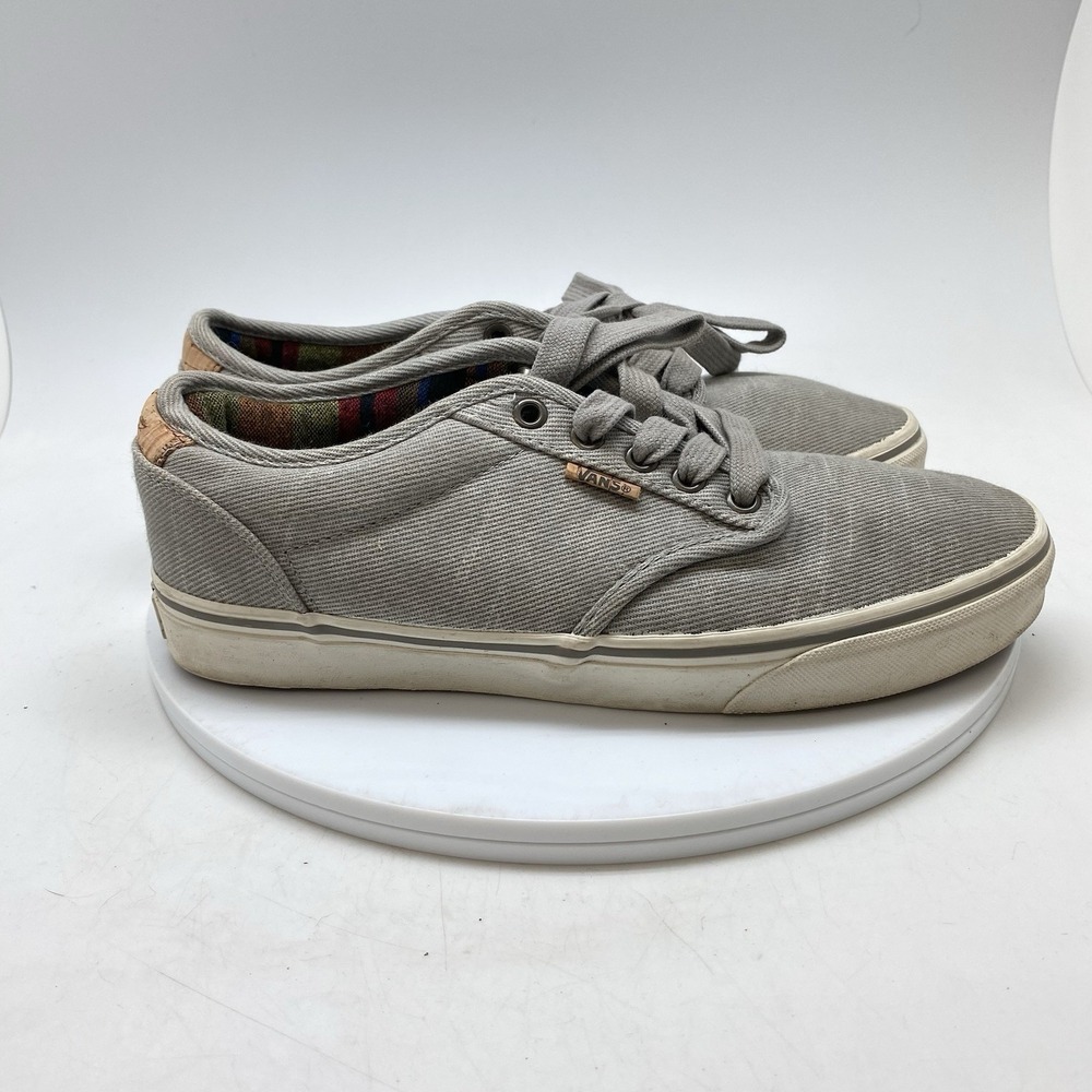 Vans Atwood Deluxe Mens 8.5 Gray‎ Athletic Casual Skater Shoes Sneakers 721356
